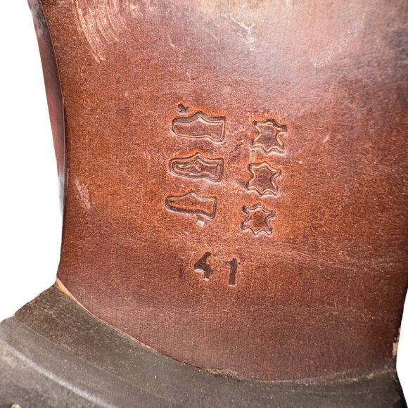 W COLLECTION Wingtip Brogue Loafers 11 Slip On Almond Toe Black Leather Business - Picture 6 of 6